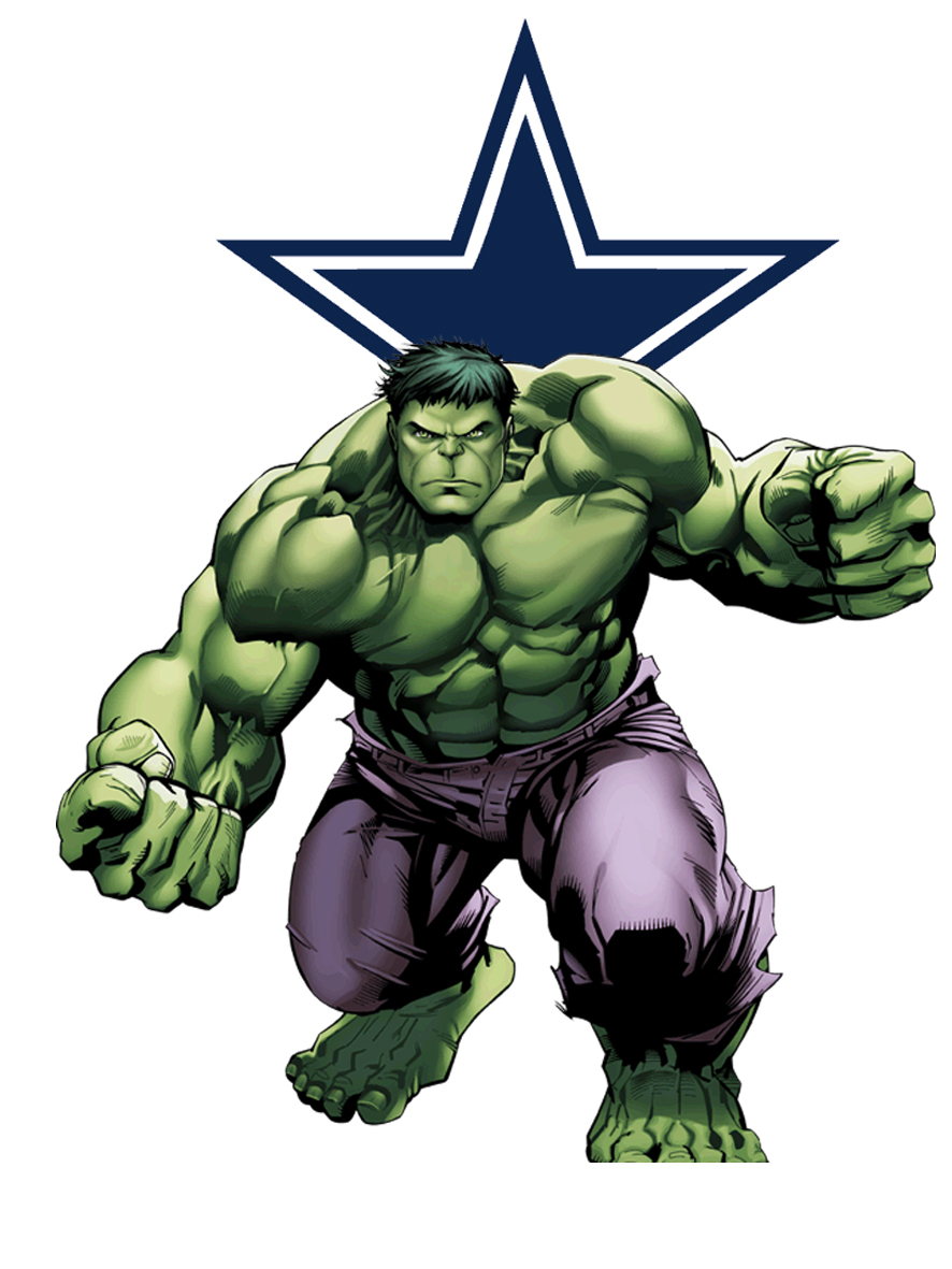 Dallas Cowboys Hulk Logo vinyl decal